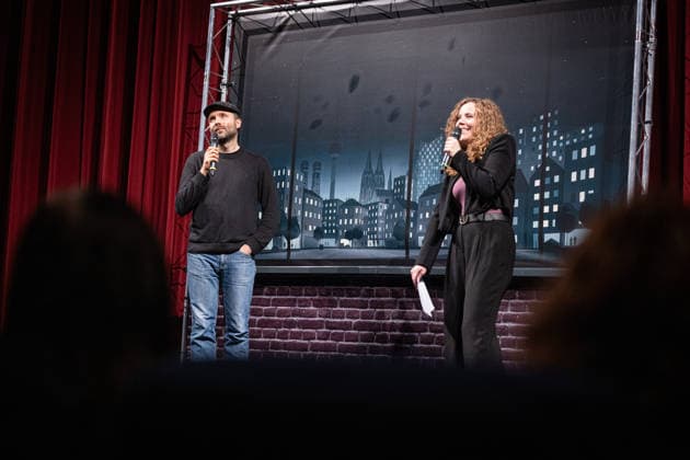 Start des neuen Comedy Nachrichtenformats Fun Facts News im Netz Marc-Uwe Kling, Sarah Bosetti auf der Bühne Weltpremiere FunFacts im Delphi Filmpalast in Berlin Start des neuen Comedy Nachrichtenformats Fun Facts News im Netz witzig, wichtig, richtig. Mit Fun Facts startet Anfang März ein neues unabhängiges Nachrichtenformat, das aktuelle Themen mit Humor, Haltung und Hoffnung, verständlich und unterhaltsam für die sozialen Medien und als Podcast aufbereitet. Produziert wird Fun Facts unabhängig. Recherche und journalistische Einordnung erfolgen in Kooperation mit Correctiv. Copyright: xEventpressxFuhrx