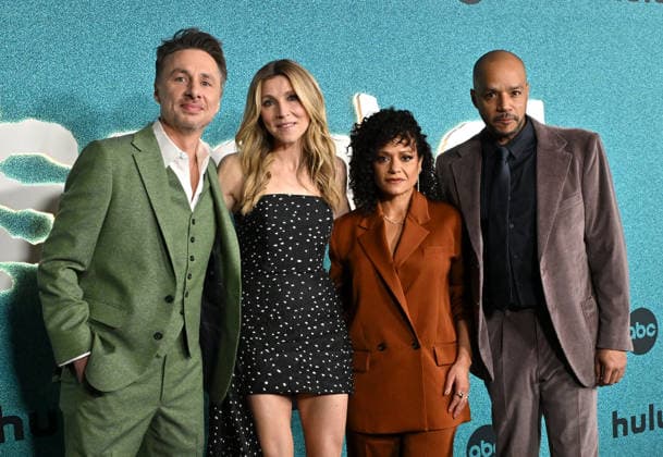 ABC Hulu™s ˜Scrubs™ Season 1 Premiere Zach Braff, Sarah Chalke, Judy Reyes and Donald Faison arriving to ABC Hulu™s Scrubs season one premiere held at the Academy Museum of Motion Pictures on February 23, 2026 in Los Angeles, Ca. Los Angeles Academy Museum of Motion Pictures California USA Copyright: xLisaxOConnor xAFF-USA.COMx