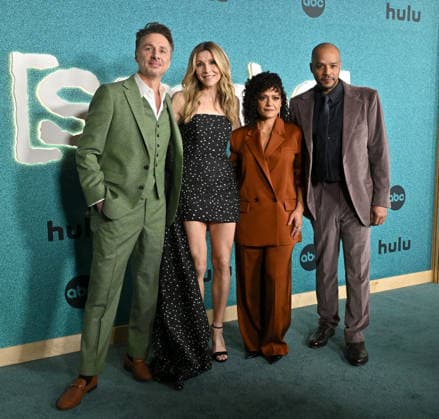 ABC Hulu™s ˜Scrubs™ Season 1 Premiere Zach Braff, Sarah Chalke, Judy Reyes and Donald Faison arriving to ABC Hulu™s Scrubs season one premiere held at the Academy Museum of Motion Pictures on February 23, 2026 in Los Angeles, Ca. Los Angeles Academy Museum of Motion Pictures California USA Copyright: xLisaxOConnor xAFF-USA.COMx