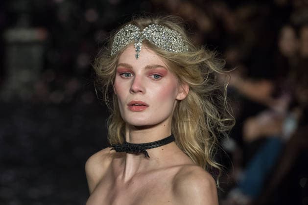 Aadnevik AW26 Show at London Fashion Week LONDON, UNITED KINGDOM - FEBRUARY 23: A model walks the runway during Aadnevik Autumn Winter 2026 show at The Royal Horseguards Hotel as part of London Fashion Week in London, United Kingdom on February 23, 2026. Wiktor Szymanowicz Anadolu London United Kingdom. Editorial use only. Please get in touch for any other usage.  Copyright: x2026xAnadoluxWiktorxSzymanowiczx
