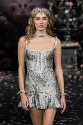Aadnevik AW26 Show at London Fashion Week LONDON, UNITED KINGDOM - FEBRUARY 23: A model walks the runway during Aadnevik Autumn Winter 2026 show at The Royal Horseguards Hotel as part of London Fashion Week in London, United Kingdom on February 23, 2026. Wiktor Szymanowicz Anadolu London United Kingdom. Editorial use only. Please get in touch for any other usage.  Copyright: x2026xAnadoluxWiktorxSzymanowiczx