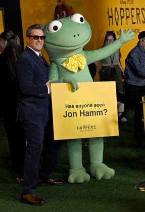 ˜Hoppers™ Los Angeles Premiere Jon Hamm arriving at Disney and Pixar™s Hoppers Los Angeles premiere held at the El Capitan Theatre on February 23, 2026 in Hollywood, CA. Hollywood El Capitan Theatre California USA Copyright: xStarbuck xAFF-USA.COMx