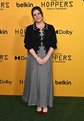 ˜Hoppers™ Los Angeles Premiere Melanie Lynskey arriving at Disney and Pixar™s Hoppers Los Angeles premiere held at the El Capitan Theatre on February 23, 2026 in Hollywood, CA. Hollywood El Capitan Theatre California USA Copyright: xStarbuck xAFF-USA.COMx