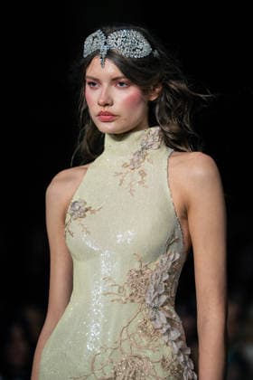 LFW - Aadnevik Runway A model walks the runway at the Aadnevik show during London Fashion Week February 2026 at The Royal Horseguards , London, UK on February 23, 2026. Photo by LounisPhotography ABACAPRESS.COM London United Kingdom  Copyright: xLounisPhotography ABACAx