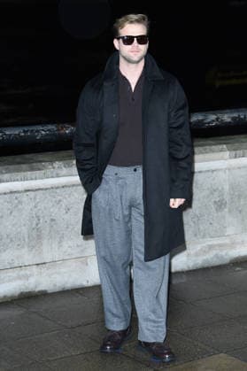 LFW AW26 Burberry Show Arrivals - Old Billingsgate Market, London, UK Leo Woodall attends Burberry s AW26 Runway Show at Old Billingsgate Market in London, England, UK on Monday 23 February 2026 during London Fashion Week February 2026., Credit:Justin Ng Avalon UK, England, London, Old Billingsgate Market  Copyright: xJustinxNgx xAvalonx 1077782541