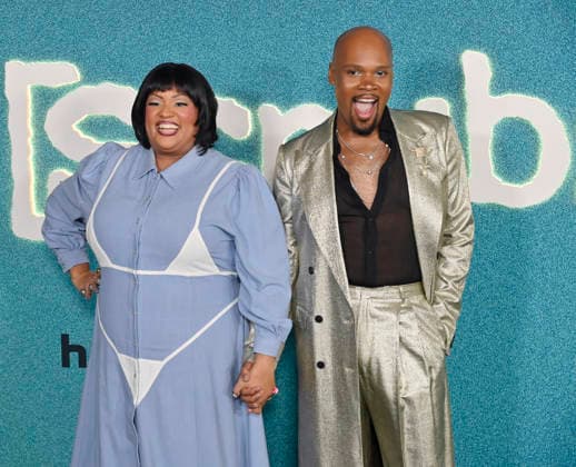 Cast members X Mayo (L) and Michael James Scott attend the premiere of ABC Hulu s Scrubs Season 1 at the Academy Museum of Motion Pictures on February 23, 2026 in Los Angeles on Monday, February 23, 2026. Storyline: The series follows the lives of employees at the fictional Sacred Heart Hospital, which is a teaching hospital. The title is a play on surgical scrubs and a term for a low-ranking person because at the beginning of the series, most of the main characters are medical interns.  LAP2026022353 JIMxRUYMEN