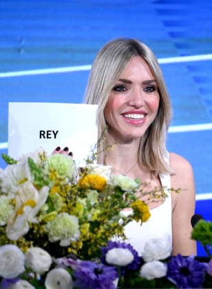 February 24, 2026, Sanremo, ITALY: Tv presenter Carolina Rey attends a press conference at the 76th Sanremo Italian Song Festival, Sanremo, Italy, 24 February 2026. The Music Festival runs from 24 to 28 February 2026. ANSA ETTORE FERRARI Sanremo ITALY  - ZUMAa110 20260224_zaf_a110_014 Copyright: xEttorexFerrarix