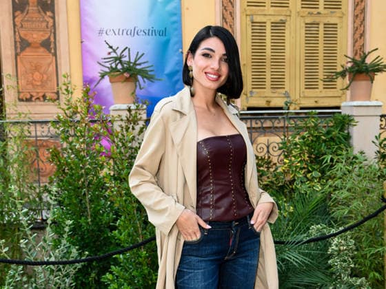 Sanremo, 76th Italian Song Festival - Arrivals at Villa Nobel. Pictured: Rebecca Steffelli.  Copyright: xSimonexComix xipa-agency.netx xPoolxSanremox02x IPA_Agency_IPA71959029