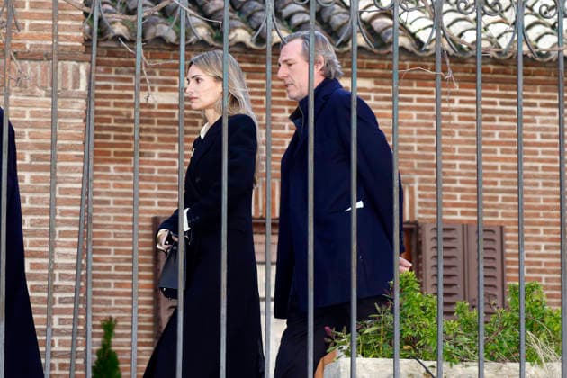The Greek Orthodox Cathedral of St. Andrew and St. Demetrios honors Irene of Greece Andrea Pascual and Beltrán Gómez Acebo on their arrival at the tribute to Irene of Greece at the Greek Orthodox Cathedral of St. Andrew and St. Demetrios, on February 24, 2026, in Madrid Spain FAMOUSES GREECE ROYALTY DEATH Madrid Madrid Madrid Spain  Copyright: xJosexVelascox 7318023