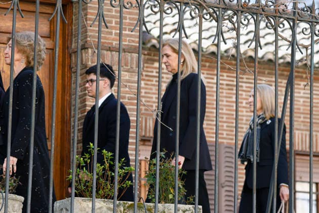 The Greek Orthodox Cathedral of St. Andrew and St. Demetrios honors Irene of Greece Queen Sofia, Infanta Cristina and Infanta Elena on their arrival at the tribute to Irene of Greece at the Greek Orthodox Cathedral of St. Andrew and St. Demetrios, on February 24, 2026, in Madrid Spain FAMOUSES KINGDOM GREECE DEATH Madrid Madrid Madrid Spain  Copyright: xJosexVelascox 7318061