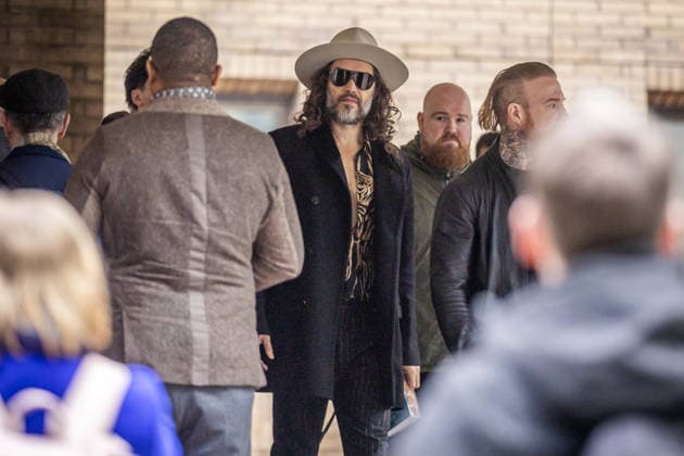Russell Brand leaves the court in London LONDON, ENGLAND - FEBRUARY 24: Russell Brand leaves the Southwark Crown Court to appear for a plea hearing, where he is charged with rape and sexual assault against two women in 2009, in London, United Kingdom on February 24, 2026. Marcin Nowak Anadolu London United Kingdom. Editorial use only. Please get in touch for any other usage.  Copyright: x2026xAnadoluxMarcinxNowakx