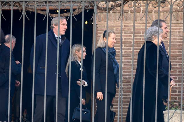 The Greek Orthodox Cathedral of Saint Andrew and Saint Demetrios honors Irene of Greece Beltrán Gómez Acebo, Andrea Pascual, Cristina de Borbón Dos Sicilias, Ana de Orleans and Pedro López Quesada at the exit of the tribute to Irene of Greece at the Greek Orthodox Cathedral of Saint Andrew and Saint Demetrios, on February 24, 2026, in Madrid Spain FAMOUSES GREECE ROYALTY DEATH Madrid Madrid Madrid Spain  Copyright: xJosexVelascox 7318410