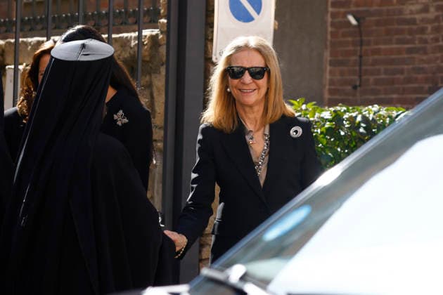The Greek Orthodox Cathedral of St. Andrew and St. Demetrios pays tribute to Irene of Greece Infanta Elena at the exit of the tribute to Irene of Greece at the Greek Orthodox Cathedral of St. Andrew and St. Demetrios, on February 24, 2026, in Madrid Spain FAMOUSES KINGDOM GREECE DEATH Madrid Madrid Madrid Spain  Copyright: xJosexVelascox 7318452