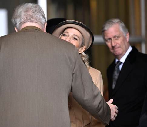 Mass for the defuncts of the Royal family 24 02 2026 BRUSSELS, BELGIUM - FEBRUARY 24 : King Philippe, Queen Mathilde, Prince Laurent, Princess Delphine attend the annual mass in memory of deceased members of the Royal Family. The ceremony takes place at the Church of Our Lady in Laeken on February 24, 2026 in Brussels, Belgium, 24 02 2026 Brussels Belgium  Copyright: xDidierxLebrunx