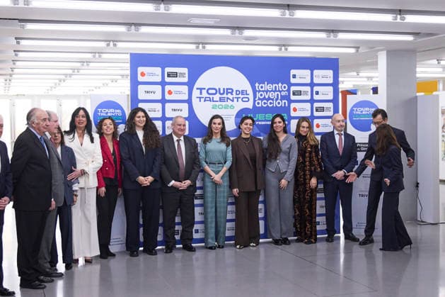 February 24, 2026, Huesca, Huesca, Spain: QUEEN LETIZIA of Spain attends the announcement of the Princess of Girona Foundation s Ã¢â‚¬oeCreaempresa 2026Ã¢â‚¬Â award during the second stage of the Princess of Girona Foundation s talent tour Huesca Spain  - ZUMAc260 20260224_zep_c260_011 Copyright: xMikexChicorrox