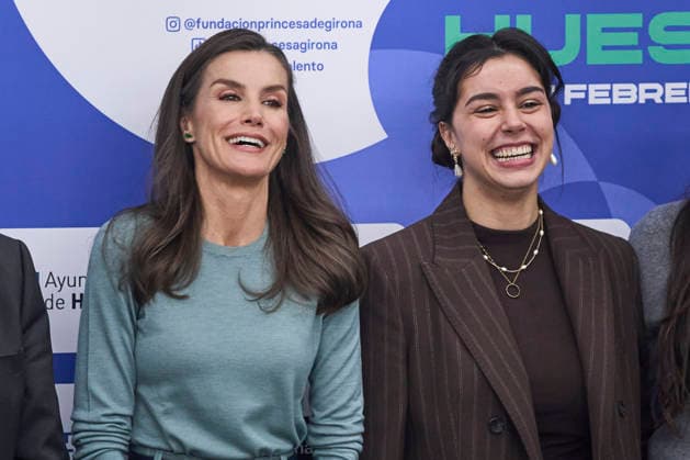 February 24, 2026, Huesca, Huesca, Spain: QUEEN LETIZIA of Spain attends the announcement of the Princess of Girona Foundation s Ã¢â‚¬oeCreaempresa 2026Ã¢â‚¬Â award during the second stage of the Princess of Girona Foundation s talent tour Huesca Spain  - ZUMAc260 20260224_zep_c260_012 Copyright: xMikexChicorrox