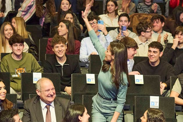 February 24, 2026, Huesca, Huesca, Spain: QUEEN LETIZIA of Spain attends the announcement of the Princess of Girona Foundation s Ã¢â‚¬oeCreaempresa 2026Ã¢â‚¬Â award during the second stage of the Princess of Girona Foundation s talent tour Huesca Spain  - ZUMAc260 20260224_zep_c260_016 Copyright: xMikexChicorrox