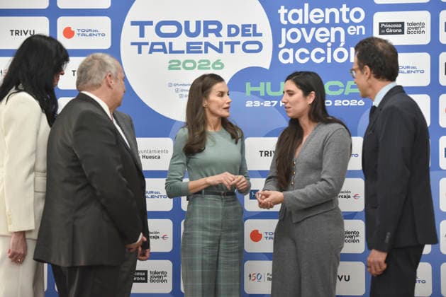 Queen Letizia presides over the ceremony to proclaim the Princess of Girona Award Creaempresa 2026 Queen Letizia c presides over the ceremony to proclaim the Princess of Girona Award Creaempresa 2026, in the second stage of the Princess of Girona Foundations talent tour, at the Palacio de Congresos, on February 24, 2026, in Huesca, Aragon Spain The Creaempresa category recognizes young people with entrepreneurial initiative who have led or are promoting original and viable business projects This award is endowed with 20,000 euros and a reproduction of a work by contemporary artist Juan Zamora FPdGi Award for Arts and Literature 2017 24 FEBRUARY 2026 Veró Huesca Aragon Huesca Aragon Espana  Copyright: xVeronicaxLacasax 7318661