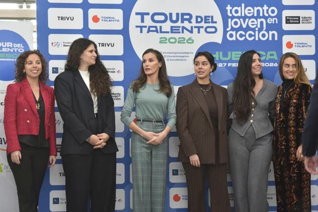 Queen Letizia presides over the ceremony to proclaim the Princess of Girona Award Creaempresa 2026 Queen Letizia c presides over the ceremony to proclaim the Princess of Girona Award Creaempresa 2026, in the second stage of the Princess of Girona Foundations talent tour, at the Palacio de Congresos, on February 24, 2026, in Huesca, Aragon Spain The Creaempresa category recognizes young people with entrepreneurial initiative who have led or are promoting original and viable business projects This award is endowed with 20,000 euros and a reproduction of a work by contemporary artist Juan Zamora FPdGi Award for Arts and Literature 2017 24 FEBRUARY 2026 Veró Huesca Aragon Huesca Aragon Espana  Copyright: xVeronicaxLacasax 7318669