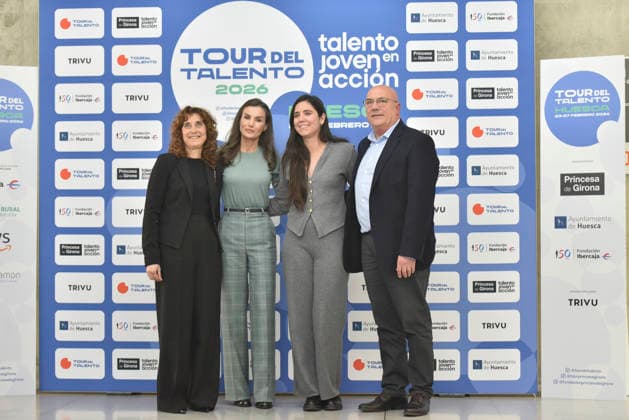 Queen Letizia presides over the ceremony to proclaim the Princess of Girona Award Creaempresa 2026 Queen Letizia 2i presides over the ceremony to proclaim the Princess of Girona Award Creaempresa 2026, in the second stage of the Princess of Girona Foundations talent tour, at the Palacio de Congresos, on February 24, 2026, in Huesca, Aragon Spain The Creaempresa category recognizes young people with entrepreneurial initiative who have led or are promoting original and viable business projects This award is endowed with 20,000 euros and a reproduction of a work by contemporary artist Juan Zamora FPdGi Award for Arts and Literature 2017 24 FEBRUARY 2026 Veró Huesca Aragon Huesca Aragon Espana  Copyright: xVeronicaxLacasax 7318673
