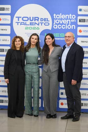 February 24, 2026, Huesca, Huesca, Spain: QUEEN LETIZIA of Spain attends the announcement of the Princess of Girona Foundation s Ã¢â‚¬oeCreaempresa 2026Ã¢â‚¬Â award during the second stage of the Princess of Girona Foundation s talent tour Huesca Spain  - ZUMAc260 20260224_zep_c260_029 Copyright: xMikexChicorrox