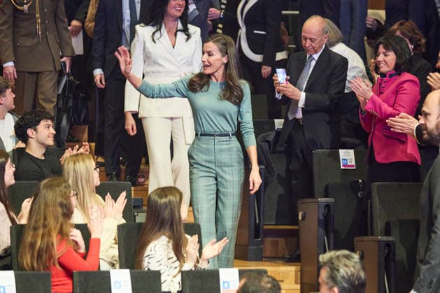 February 24, 2026, Huesca, Huesca, Spain: QUEEN LETIZIA of Spain attends the announcement of the Princess of Girona Foundation s Ã¢â‚¬oeCreaempresa 2026Ã¢â‚¬Â award during the second stage of the Princess of Girona Foundation s talent tour Huesca Spain - ZUMAc260 20260224_zep_c260_031 Copyright: xMikexChicorrox