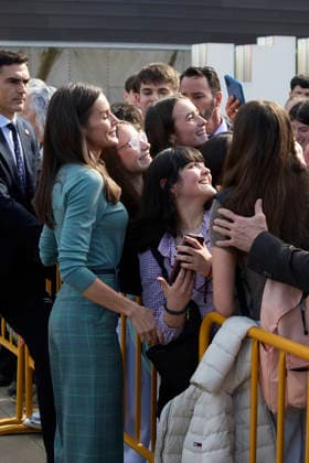 February 24, 2026, Huesca, Huesca, Spain: QUEEN LETIZIA of Spain attends the announcement of the Princess of Girona Foundation s Ã¢â‚¬oeCreaempresa 2026Ã¢â‚¬Â award during the second stage of the Princess of Girona Foundation s talent tour Huesca Spain  - ZUMAc260 20260224_zep_c260_050 Copyright: xMikexChicorrox