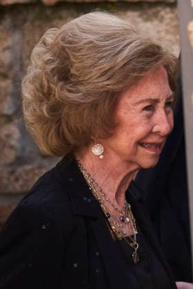 24-02-2026 Madrid Queen Sofia attends a service in memory of Princess Irene held at the Greek Orthodox Cathedral of Saint Andrew and Saint Demetrius in Madrid, Spain. Princess Irene, the younger sister of Queen Sofia of Spain and of the former King Constantine, died aged 83 on 15 January in Madrid. No Spain Â  Copyright: xPPEx