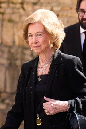 24-02-2026 Madrid Queen Sofia attends a service in memory of Princess Irene held at the Greek Orthodox Cathedral of Saint Andrew and Saint Demetrius in Madrid, Spain. Princess Irene, the younger sister of Queen Sofia of Spain and of the former King Constantine, died aged 83 on 15 January in Madrid. No Spain Â  Copyright: xPPEx