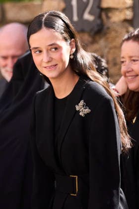 24-02-2026 Madrid Victoria Federica attends a service in memory of Princess Irene held at the Greek Orthodox Cathedral of Saint Andrew and Saint Demetrius in Madrid, Spain. Princess Irene, the younger sister of Queen Sofia of Spain and of the former King Constantine, died aged 83 on 15 January in Madrid. No Spain Â  Copyright: xPPEx
