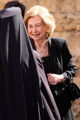 24-02-2026 Madrid Queen Sofia attends a service in memory of Princess Irene held at the Greek Orthodox Cathedral of Saint Andrew and Saint Demetrius in Madrid, Spain. Princess Irene, the younger sister of Queen Sofia of Spain and of the former King Constantine, died aged 83 on 15 January in Madrid. No Spain Â  Copyright: xPPEx
