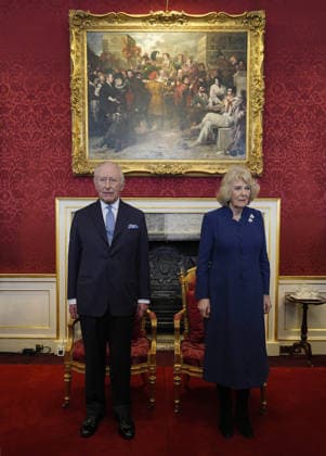 King Charles and Queen Camilla host Queen Elizabeth Prizes for Education at St James s Palace in London, UK, 24 February 2026 King Charles III and Queen Camilla during the presentation ceremony for the Queen Elizabeth Prizes for Education at St James s Palace in London. The Queen Elizabeth Prizes for Higher and Further Education are part of the UK national honours system, recognising at the highest level of state outstanding work in universities and colleges. Picture date: Tuesday February 24, 2026., Credit:Aaron Chown Avalon UK, London  Copyright: xAaronxChownx xAvalonx 1077921614