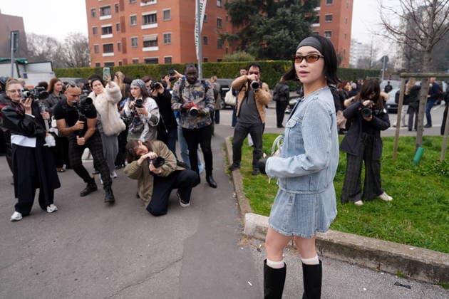 Milan, Women s Fashion Week, Milan Fashion Week Women, Influencers, Fans, Celebrities at the Diesel Fashion Show at Superstudio Maxi on Via Moncucco  Copyright: xDuilioxPiaggesix xipa-agency.netx xDuilioxPiaggesix IPA_Agency_IPA71968406