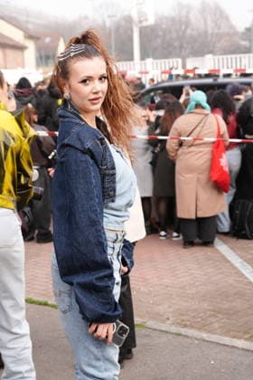 Milan, Women s Fashion Week, Milan Fashion Week Women, Influencers, Fans, Celebrities at the Diesel Fashion Show at Superstudio Maxi on Via Moncucco  Copyright: xDuilioxPiaggesix xipa-agency.netx xDuilioxPiaggesix IPA_Agency_IPA71968470