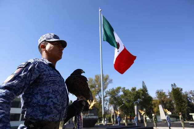 Commemoration ceremony for Mexican Flag Day in Zapopan ZAPOPAN, MEXICO - FEBRUARY 24: Elements of the Mexican Army participate during the commemoration ceremony for Mexican Flag Day, in the 15 Military Zone, in Zapopan, Jalisco, Mexico, on February 24, 2026. Stringer Anadolu Zapopan Mexico. Editorial use only. Please get in touch for any other usage.  Copyright: x2026xAnadoluxStringerx
