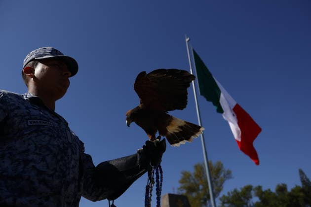 Commemoration ceremony for Mexican Flag Day in Zapopan ZAPOPAN, MEXICO - FEBRUARY 24: Elements of the Mexican Army participate during the commemoration ceremony for Mexican Flag Day, in the 15 Military Zone, in Zapopan, Jalisco, Mexico, on February 24, 2026. Stringer Anadolu Zapopan Mexico. Editorial use only. Please get in touch for any other usage.  Copyright: x2026xAnadoluxStringerx