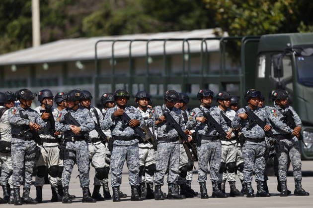 Commemoration ceremony for Mexican Flag Day in Zapopan ZAPOPAN, MEXICO - FEBRUARY 24: Elements of the Mexican Army participate during the commemoration ceremony for Mexican Flag Day, in the 15 Military Zone, in Zapopan, Jalisco, Mexico, on February 24, 2026. Stringer Anadolu Zapopan Mexico. Editorial use only. Please get in touch for any other usage.  Copyright: x2026xAnadoluxStringerx