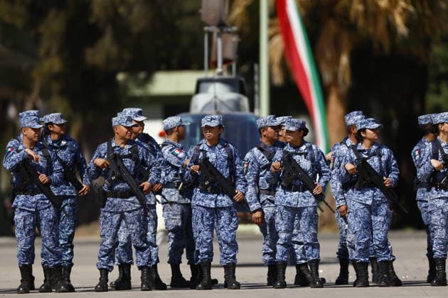 Commemoration ceremony for Mexican Flag Day in Zapopan ZAPOPAN, MEXICO - FEBRUARY 24: Elements of the Mexican Army participate during the commemoration ceremony for Mexican Flag Day, in the 15 Military Zone, in Zapopan, Jalisco, Mexico, on February 24, 2026. Stringer Anadolu Zapopan Mexico. Editorial use only. Please get in touch for any other usage.  Copyright: x2026xAnadoluxStringerx