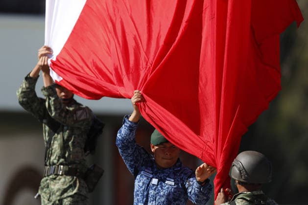 Commemoration ceremony for Mexican Flag Day in Zapopan ZAPOPAN, MEXICO - FEBRUARY 24: Elements of the Mexican Army participate during the commemoration ceremony for Mexican Flag Day, in the 15 Military Zone, in Zapopan, Jalisco, Mexico, on February 24, 2026. Stringer Anadolu Zapopan Mexico. Editorial use only. Please get in touch for any other usage.  Copyright: x2026xAnadoluxStringerx