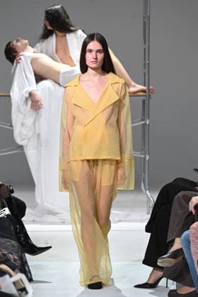 Milan, Milan Women s Fashion Week Fall Winter 2026 27 - Women s Fashion, Fall Winter 2026 27 - Casa Preti fashion show - catwalk in the photo: model  Copyright: xSimonaxChiocciax xipa-agency.netx xFotosickix IPA_Agency_IPA71976582