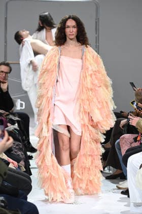 Milan, Milan Women s Fashion Week Fall Winter 2026 27 - Women s Fashion, Fall Winter 2026 27 - Casa Preti fashion show - catwalk in the photo: model  Copyright: xSimonaxChiocciax xipa-agency.netx xFotosickix IPA_Agency_IPA71976601