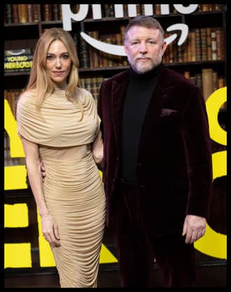 . 24 02 2026. London, United Kingdom. Guy Ritchie and his wife Jacqui Ainsley arriving at the Young Sherlock premiere in London.  xStephenxLockx xi-Imagesx IIM-26590-0025