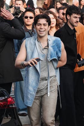 Milan, Milan Fashion Week Womenswear Fall Winter 2026 2027 - Women s Fashion, Fall Winter 2026 2027 - Diesel Fashion Show - Guest Arrivals. Pictured: Benji Krol (TikToker)  Copyright: xAlessandroxBremecx xipa-agency.netx xx IPA_Agency_IPA71983538