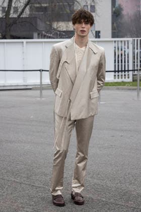 Diesel - Guest arrival - Milan Fashion Week - Womenswear Fall Winter 2026 2027 MILAN, ITALY - FEBRUARY 24: Guest is seen outside Diesel show during the Milan Fashion Week - Womenswear Fall Winter 2026 2027 on February 24, 2026 in Milan, Italy. Photo by Marco Piovanotto Abacapress.com  Copyright: xPiovanottoxMarco ABACAx