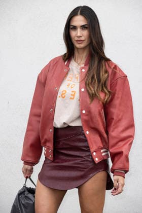 Diesel - Guest arrival - Milan Fashion Week - Womenswear Fall Winter 2026 2027 MILAN, ITALY - FEBRUARY 24: Melissa Satta is seen outside Diesel show during the Milan Fashion Week - Womenswear Fall Winter 2026 2027 on February 24, 2026 in Milan, Italy. Photo by Marco Piovanotto Abacapress.com  Copyright: xPiovanottoxMarco ABACAx