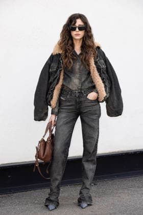 Diesel - Guest arrival - Milan Fashion Week - Womenswear Fall Winter 2026 2027 MILAN, ITALY - FEBRUARY 24: Celeste Dalla Porta is seen outside Diesel show during the Milan Fashion Week - Womenswear Fall Winter 2026 2027 on February 24, 2026 in Milan, Italy. Photo by Marco Piovanotto Abacapress.com  Copyright: xPiovanottoxMarco ABACAx