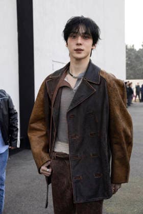 Diesel - Guest arrival - Milan Fashion Week - Womenswear Fall Winter 2026 2027 MILAN, ITALY - FEBRUARY 24: Jeong Yun-ho is seen outside Diesel show during the Milan Fashion Week - Womenswear Fall Winter 2026 2027 on February 24, 2026 in Milan, Italy. Photo by Marco Piovanotto Abacapress.com  Copyright: xPiovanottoxMarco ABACAx