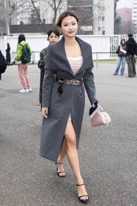 Diesel - Guest arrival - Milan Fashion Week - Womenswear Fall Winter 2026 2027 MILAN, ITALY - FEBRUARY 24: Guest is seen outside Diesel show during the Milan Fashion Week - Womenswear Fall Winter 2026 2027 on February 24, 2026 in Milan, Italy. Photo by Marco Piovanotto Abacapress.com  Copyright: xPiovanottoxMarco ABACAx