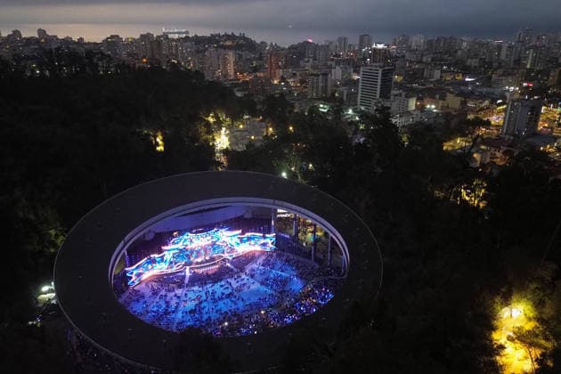 Vina del Mar, February 24, 2026 The Quinta Vergara is photographed during the third night of the LXV Festival de la Cancion de la Ciudad Andres Pina Aton Chile, Vina del Mar Chile Aton 1128055  Copyright: ANDRESxPINA ATONxCHILE