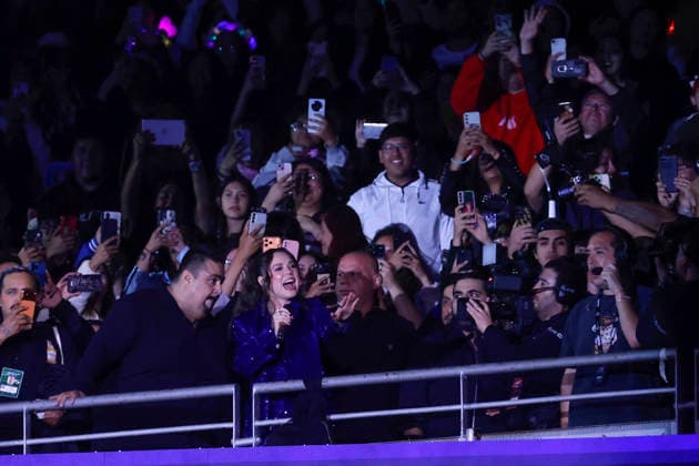 Vina del Mar, February 24, 2026 The duo Jesse y Joy performs at the Vina del Mar 2026 Festival during the third night of the event Sebastian Cisternas Aton Chile, Vina del Mar Chile Aton 1128088  Copyright: SEBASTIANxCISTERNAS xATONxCHILE